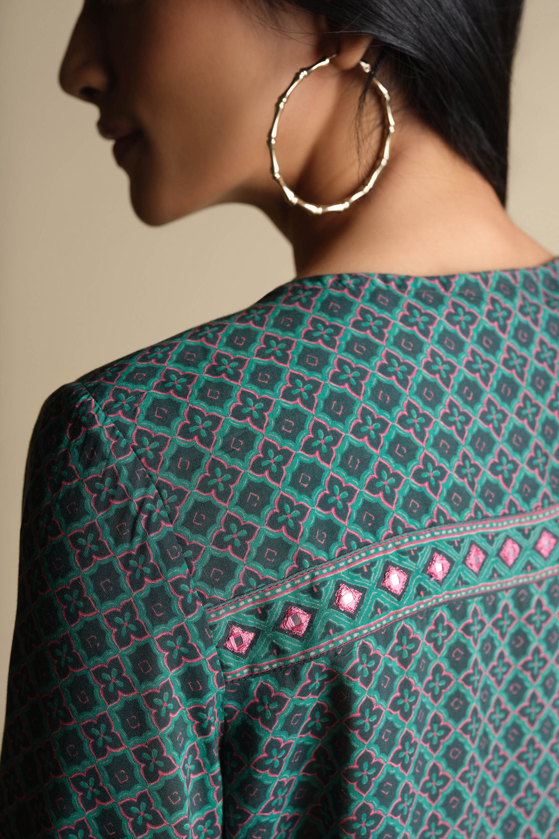 Ananda Green Top, Green, image 4